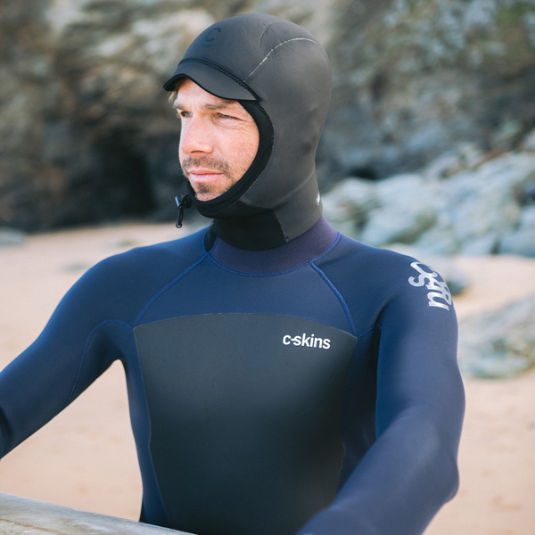 2026 C-Skins Legend 2.5mm Capuz De Neoprene Para Surf C-HOLE - Black